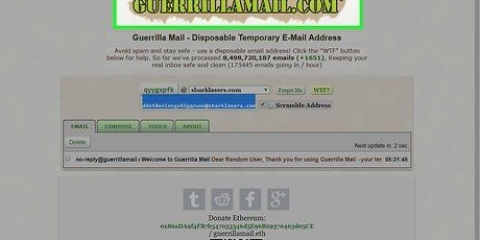 Invia un'e-mail anonima
