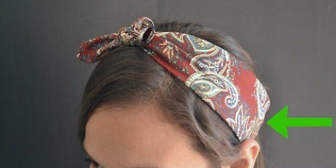 Indossando una bandana