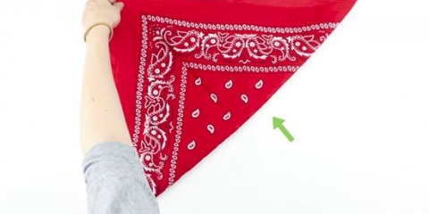 Come piegare una bandana
