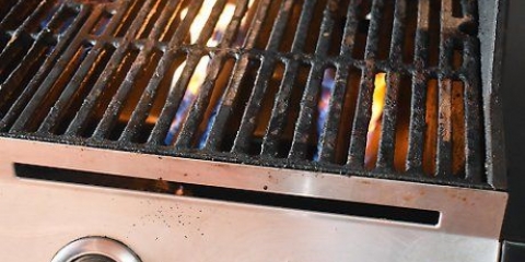 Pulizia di un barbecue a gas