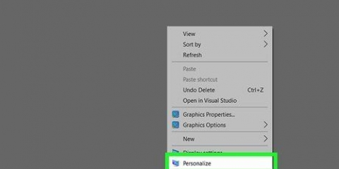 Crea uno sfondo del desktop da un'immagine