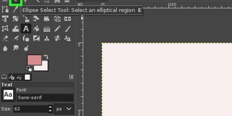 Disegnare un cerchio in gimp