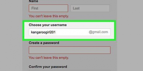 Crea un indirizzo email interessante