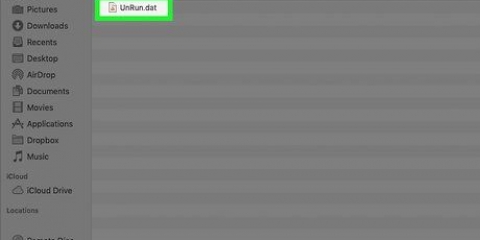Come aprire un file dat su mac