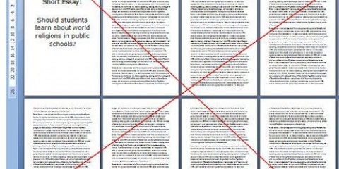 Fai sembrare un saggio più lungo