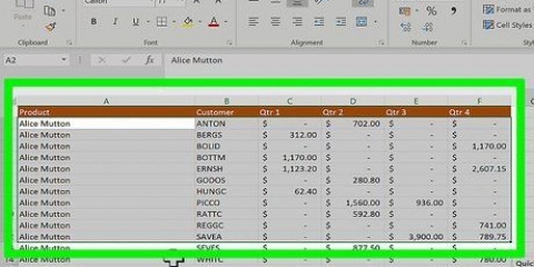 Converti un documento excel in un pdf