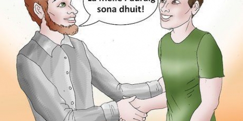 Una bella s. Auguri per il giorno di san patrizio in gaelico
