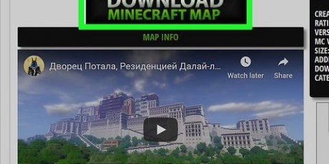 Riproduzione di una mappa utente in minecraft