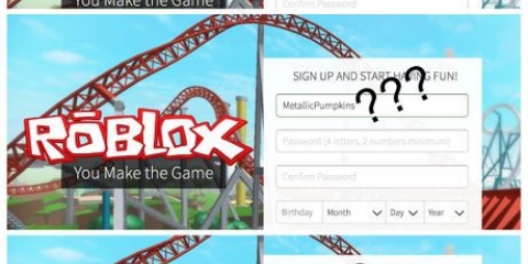 Scegliere un nome utente per roblox