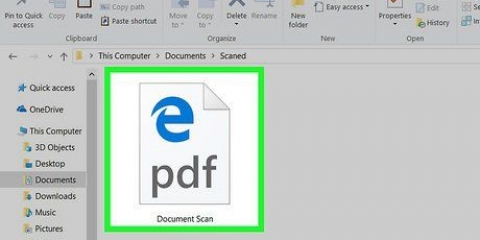 Modifica di un documento scansionato