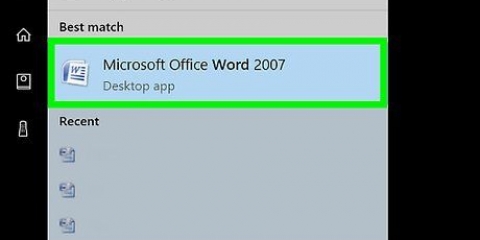 Crea una pagina indice in microsoft word