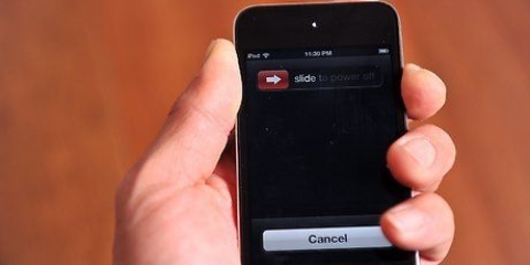 Riavvio di un ipod touch