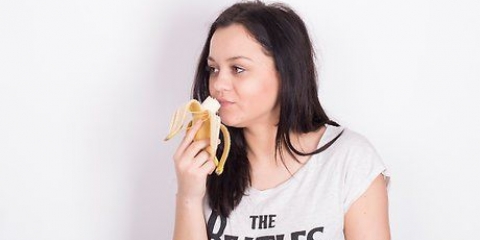 Calma un'ulcera con le banane