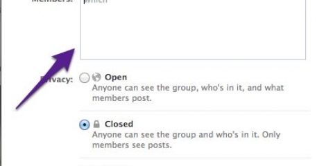 Crea un nuovo gruppo su facebook