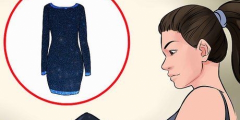 Indossa un vestito di paillettes