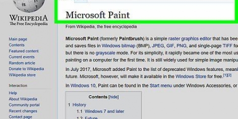 Crea un'icona in microsoft paint