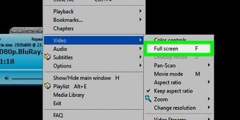 Riduci a icona un programma a schermo intero