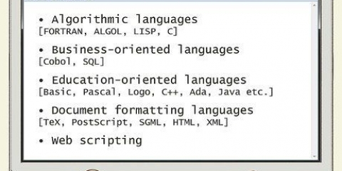 Imparare un linguaggio di programmazione