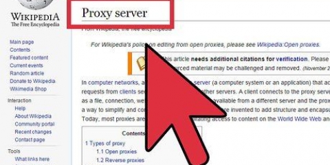 Utilizzo di un proxy