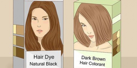 Tingere una parrucca di capelli umani
