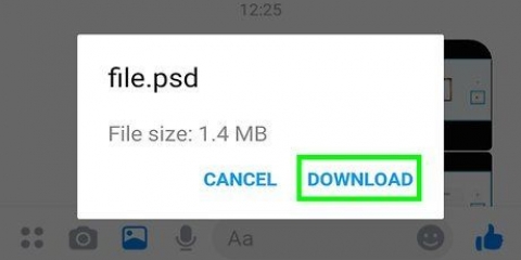 Apertura di un file psd su android