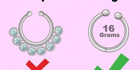 Nascondi un piercing al setto
