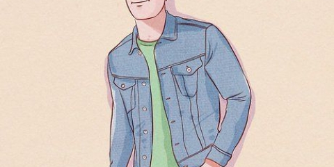 Indossa una giacca di jeans