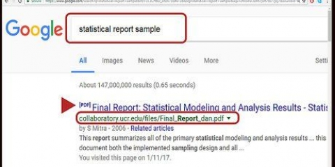 Stesura di un report statistico