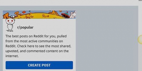 Crea un subreddit