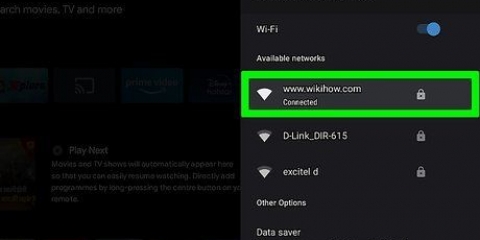 Associa un tablet in modalità wireless a una tv