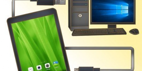 Collegamento di un tablet a un computer