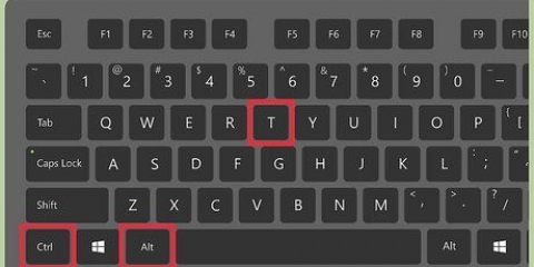 Apertura di una finestra di terminale in ubuntu