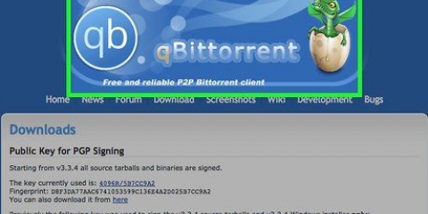 Crea un torrent