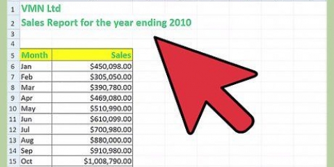 Crea un'analisi delle tendenze in excel