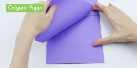 Realizzare un uccello volante con gli origami