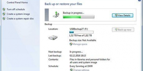 Ripristino di fabbrica di un computer windows 7