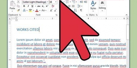 Formattazione di un documento di word