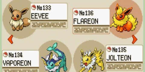 Eevee evolve in pokemon