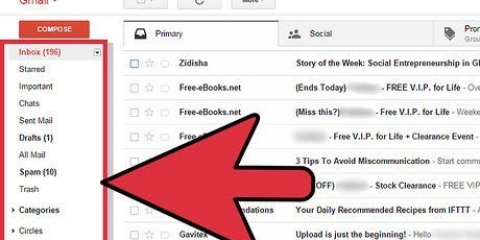 Sposta la posta in un'altra cartella in gmail
