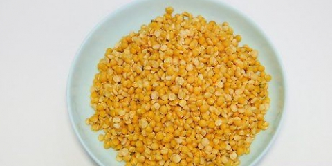 Prepara la zuppa di piselli
