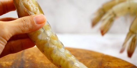 Preparate i gamberi senza farli restringere