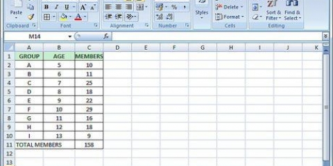 Raggruppare i dati in excel