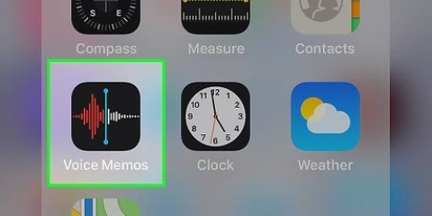 Registra l'audio su un iphone