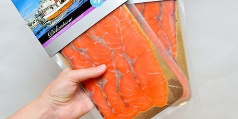 Servire il salmone affumicato