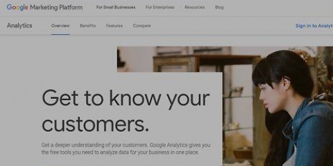 Utilizzo di google analytics