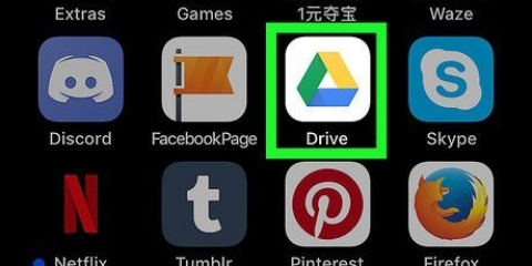 Aggiungi google drive all'app file su iphone o ipad