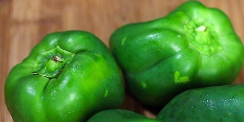 Congelare i peperoni verdi