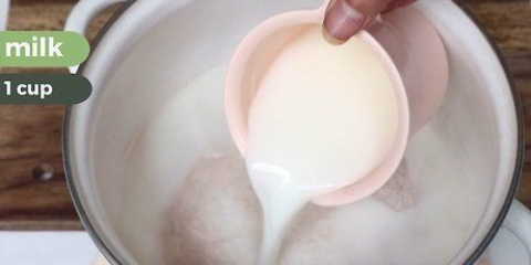 Preparare la farina d'avena con il latte