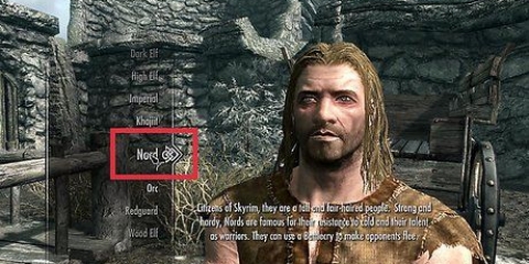 Creare il personaggio giusto per te in skyrim