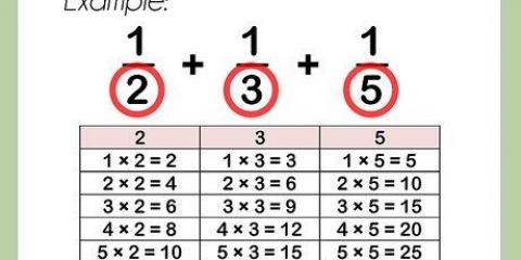 Trova il minimo comune multiplo di due denominatori
